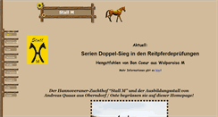 Desktop Screenshot of hannoveraner-stallm.de